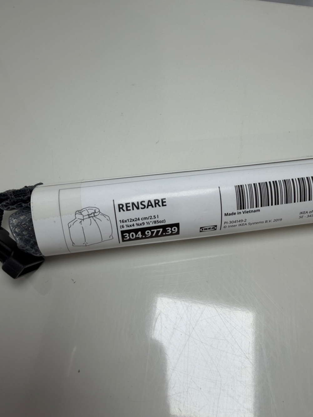 IKEA Rensare Gray Mesh Waterproof Dry Bag